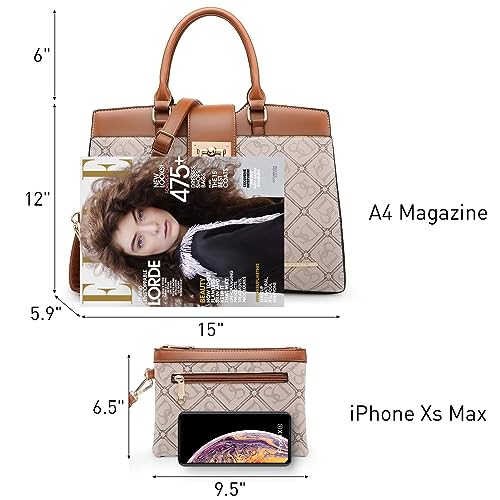 Large Monogram Tote Handbag 2pcs Set Y48913