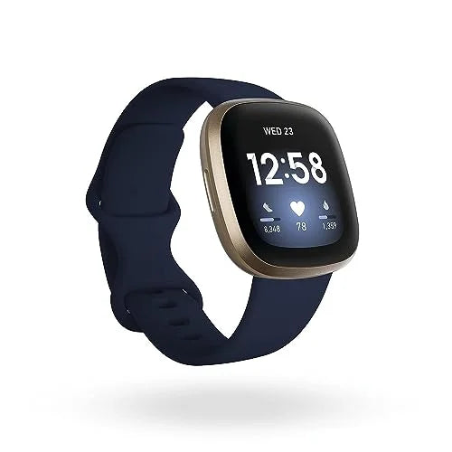 Midnight Blue/Gold Smartwatch with GPS S4449