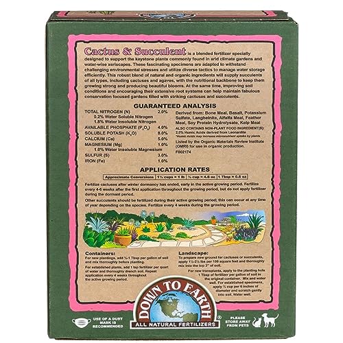 All Natural Cactus & Succulent Fertilizer, 1 Pound O96279