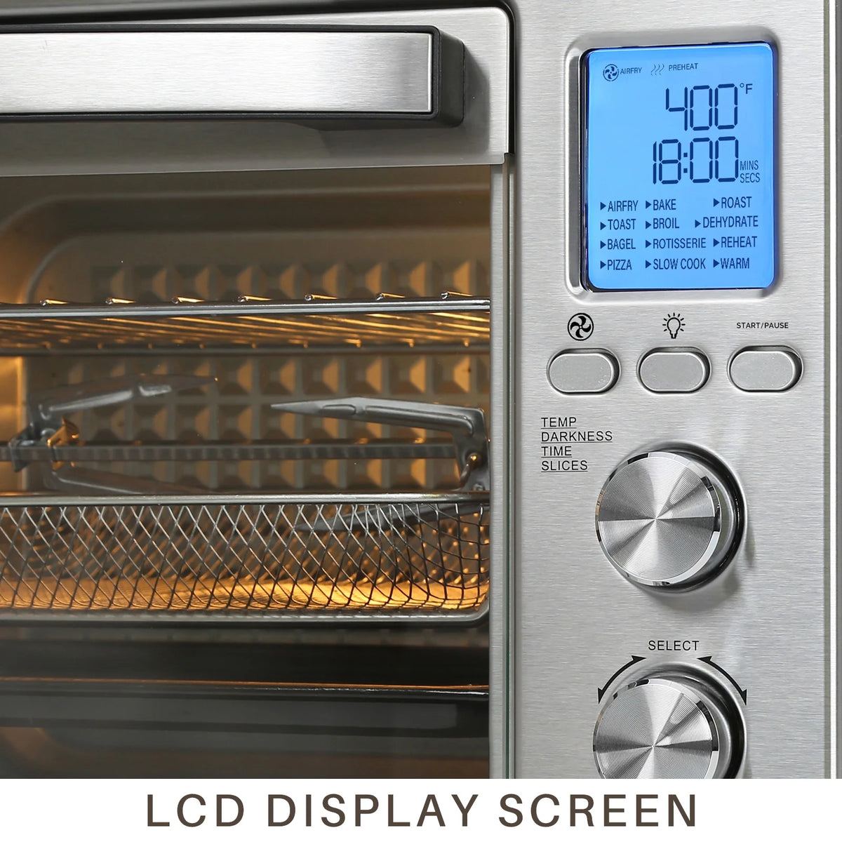 12-in-1 Countertop Oven with Speedy Convection, 34 QT Capacity, 1750W, Stainless Steel - Gray A2947