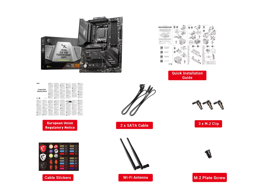 AM5 AMD X670E ATX Motherboard P82283
