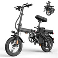 E Bike Electric Bike 500W Motor, Folding Ebike 14" 48V 10Ah Removable Battery W4754