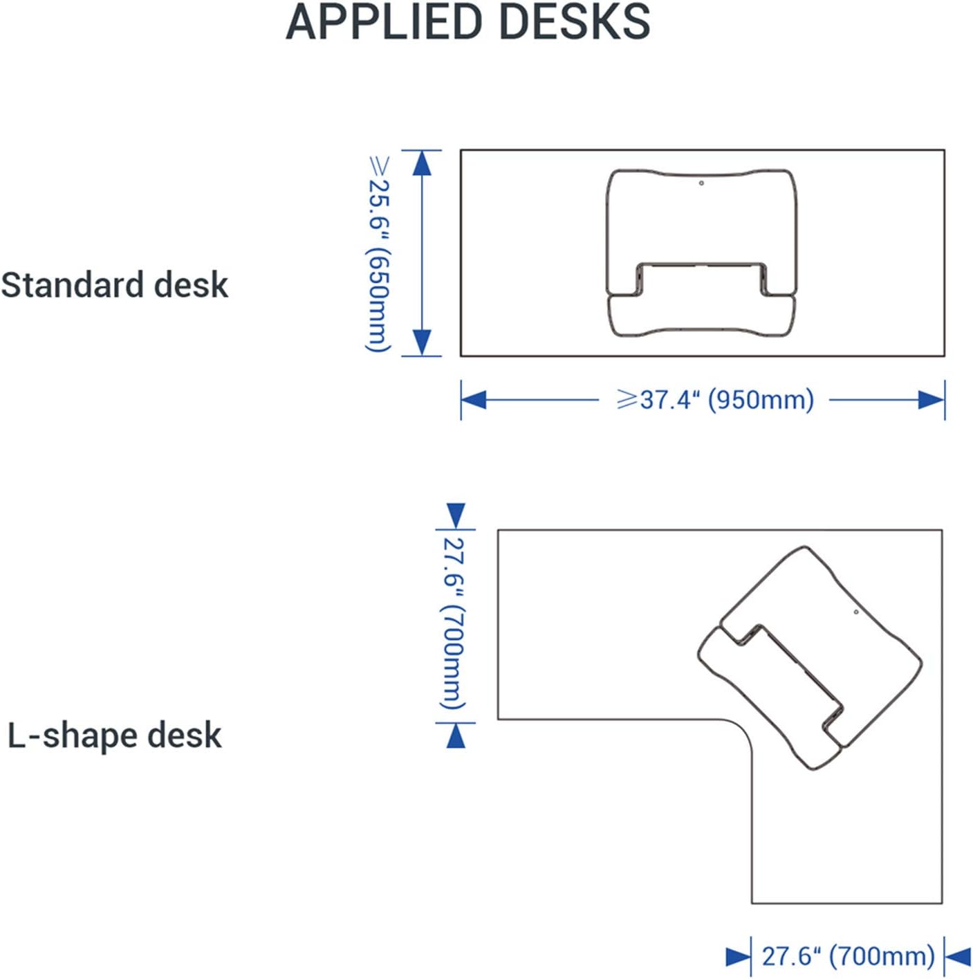 35" Wide Electric Standing Desk Converter with Keyboard Tray Y84616