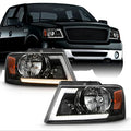 Chrome Headlights for Ford F150 Lincoln Mark LT Pickup Truck X6113