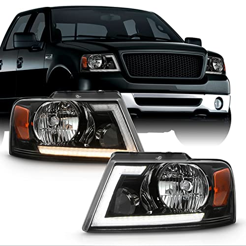 Chrome Headlights for Ford F150 Lincoln Mark LT Pickup Truck X6113