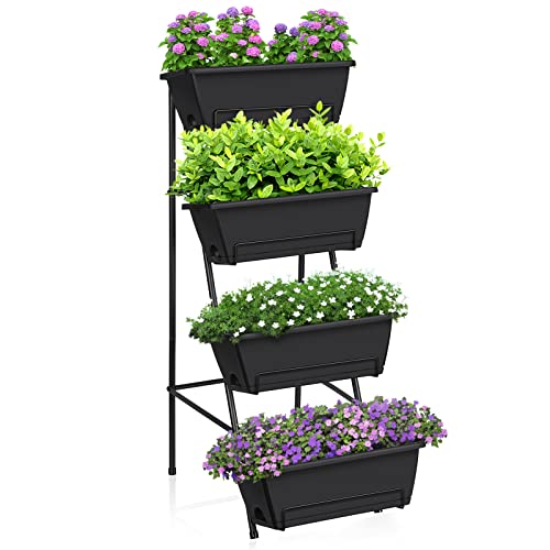 Brick Red 4 Tier Raised Garden Bed S259