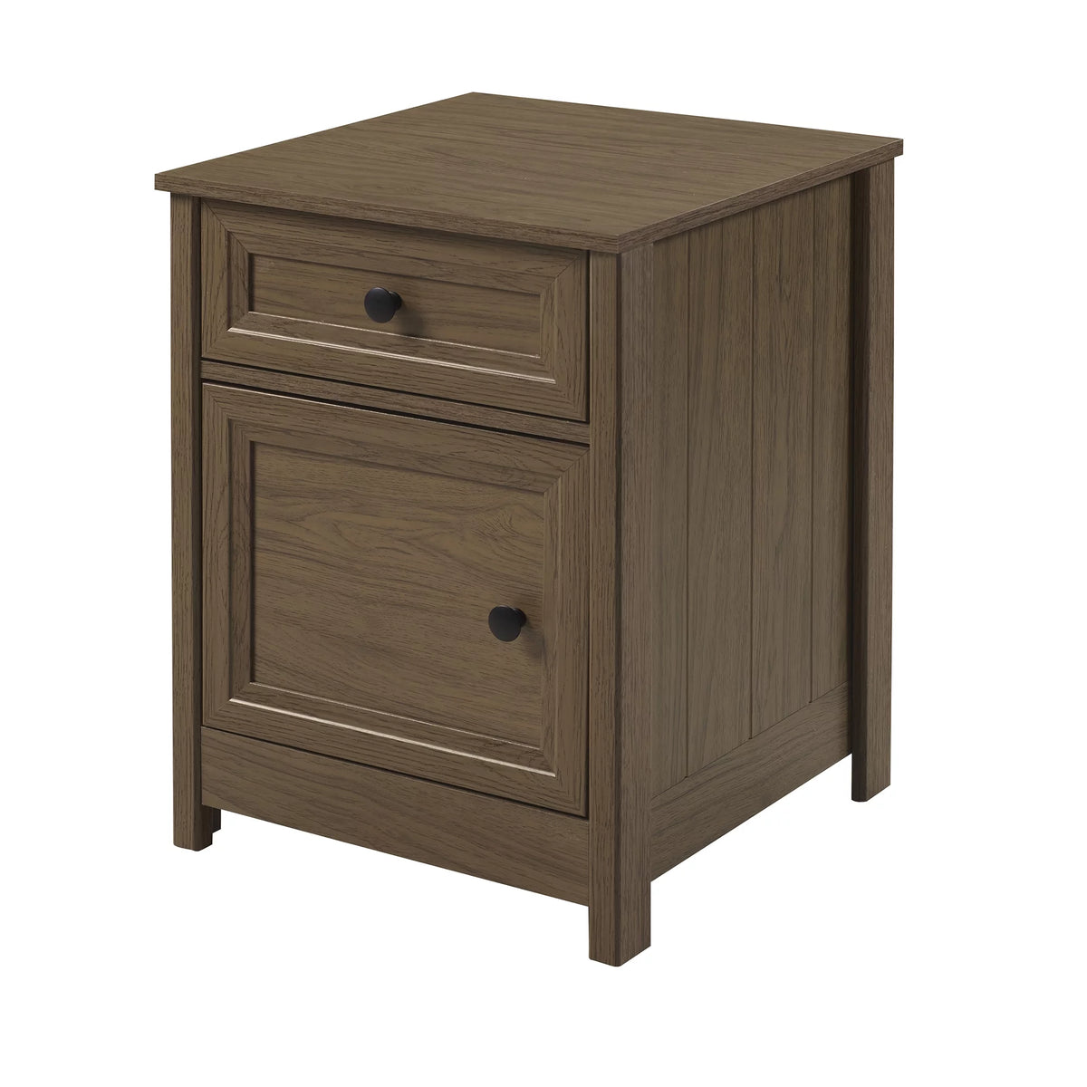 Dark Walnut 1 Door and Drawer Nightstand M886335