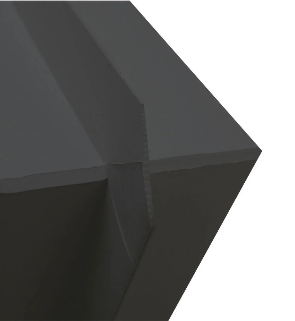 Black Vinyl Transom Window 36" x 12" Low-E Tempered Glass Argon Gas Window L557121