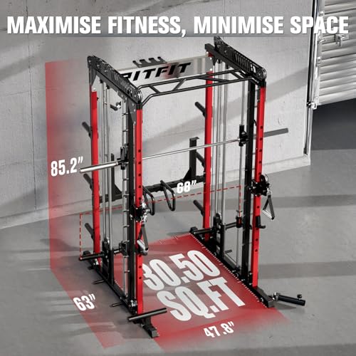 Multi-Function Smith Machine with Cable Crossover System G49916