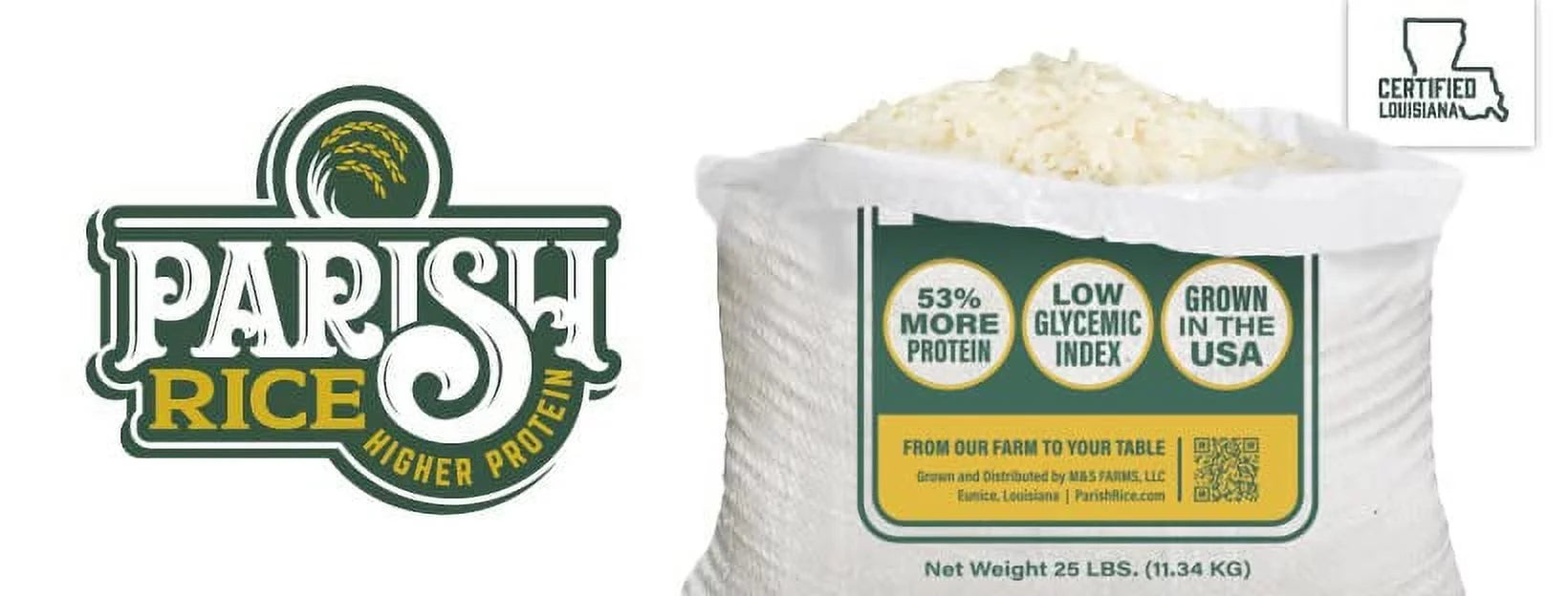 High-Protein Long-Grain White Rice 5lb Bag P20908