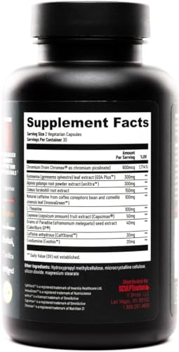 60 Natural Veggie Pills Metabolism Support V544