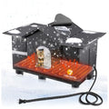 Weatherproof Large Cat Shelter with Roof Window and Cozy Cushion A86373