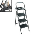 Folding Step Stool with Handrails and Tool Tray Platform, 330lbs G5616