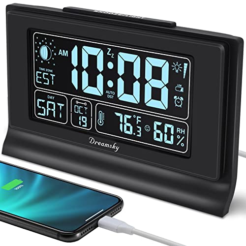 Auto Set Digital Alarm Clock with 5 Inch Large Display A716