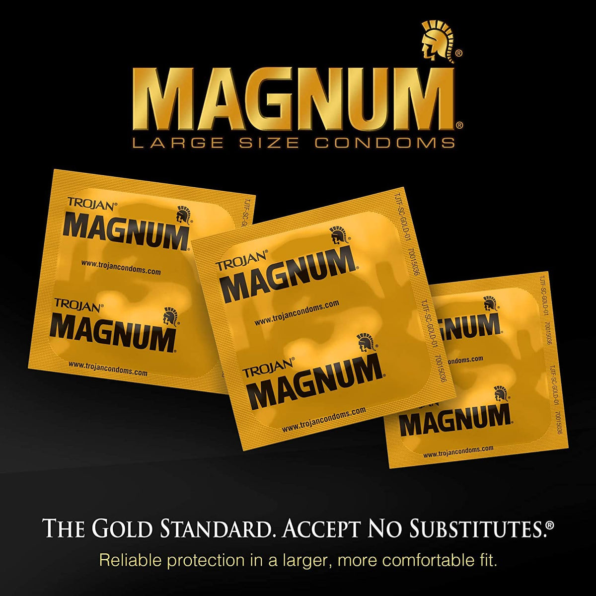 Magnum XL Lubricated Latex Condoms 12 Each S720