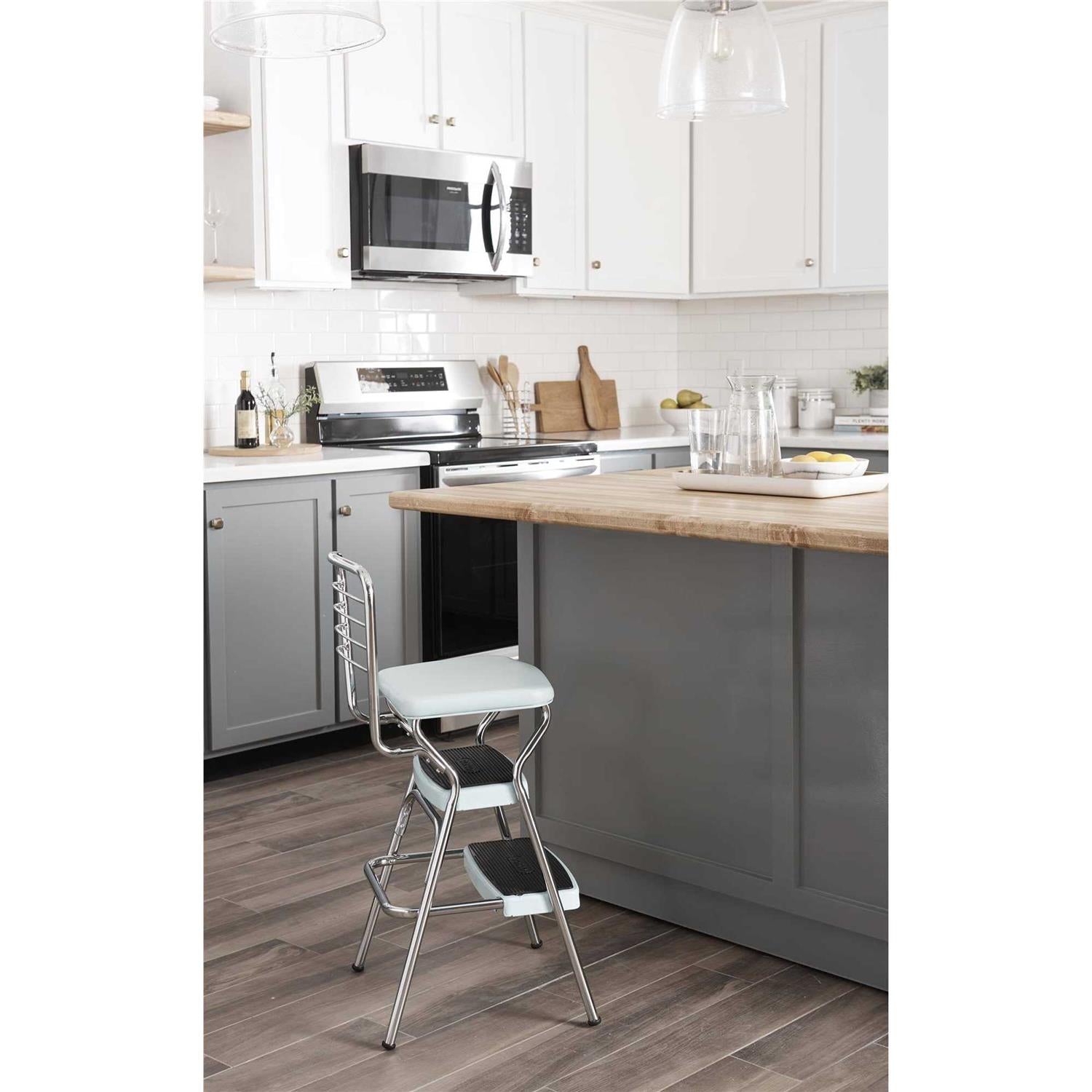 Retro Chair with Step Stool S703108