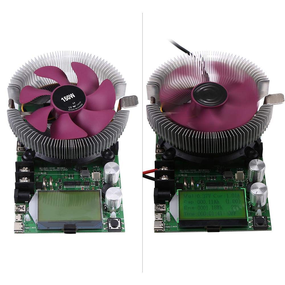 150W 200V 20A USB Adjustable Constant Current Electronic Load Battery Capacity Tester Module Power Meter Y871846