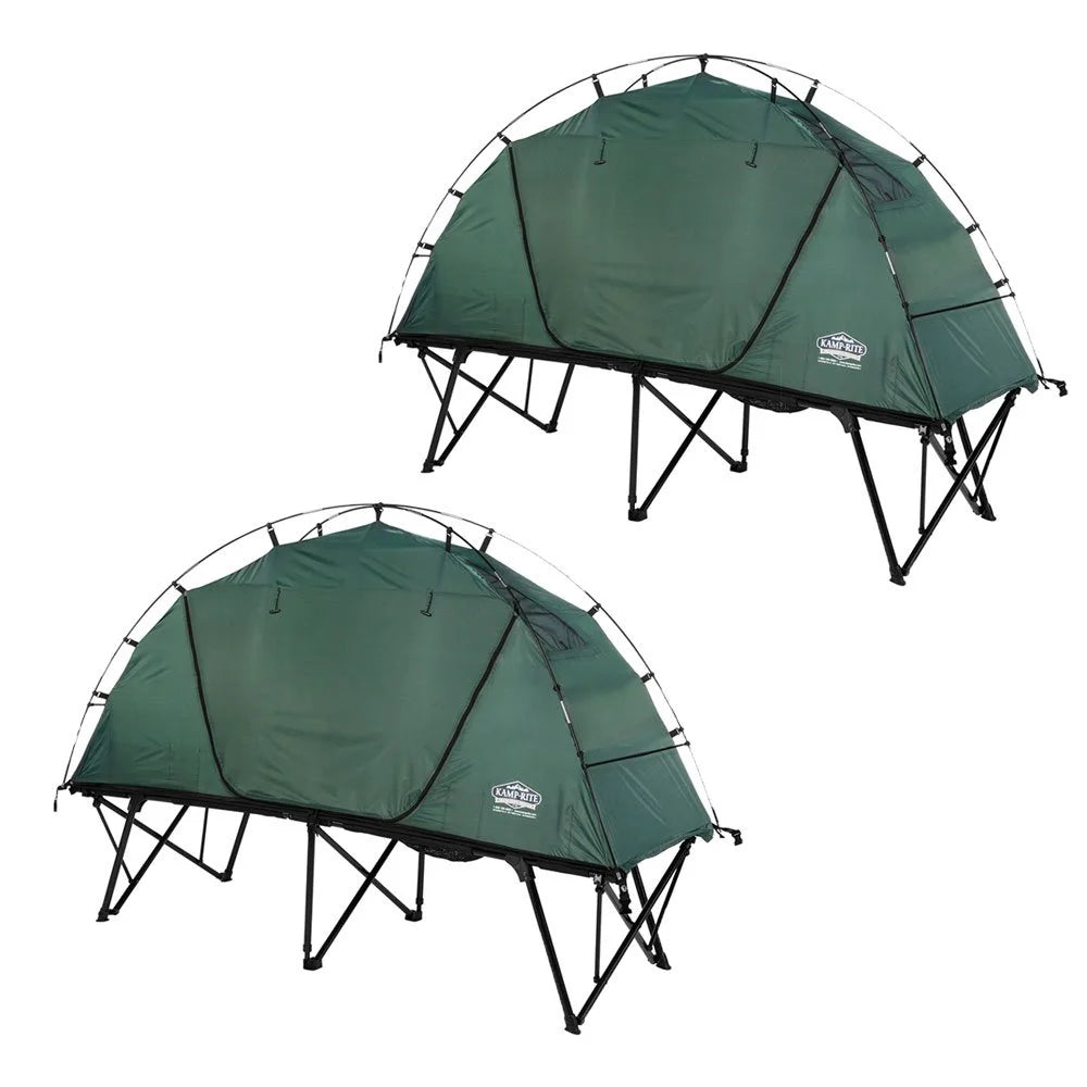 Compact Collapsible Camping Tent Cot (2 Pack) W89079