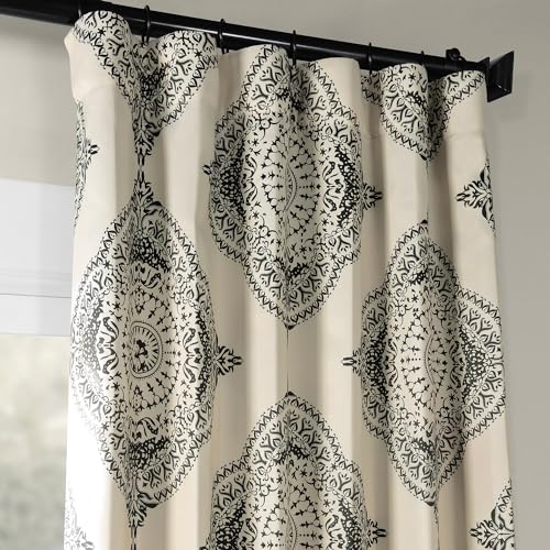 Printed Room Darkening Curtains 50 X 84 Henna Clover W31137