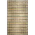 Green/Natural Checkered Geometric Area Rug P991746