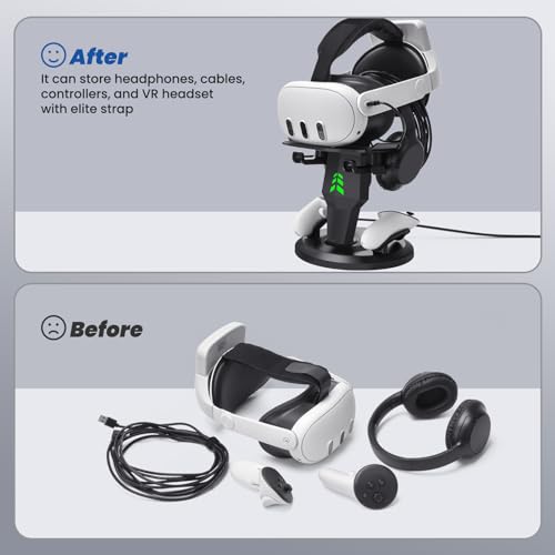 VR Charging Stand for Quest 3, Quest 3S, Quest 2 Headset D64974