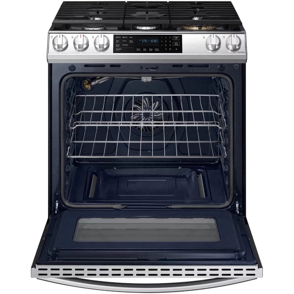 6.0 cu. ft. Smart Slide-in Gas Range with Air Fry in Stainless Steel A4956
