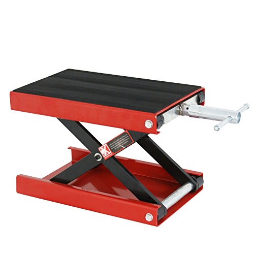 1100 LB Wide Deck Motorcycle Scissor Lift Jack Stand K270206