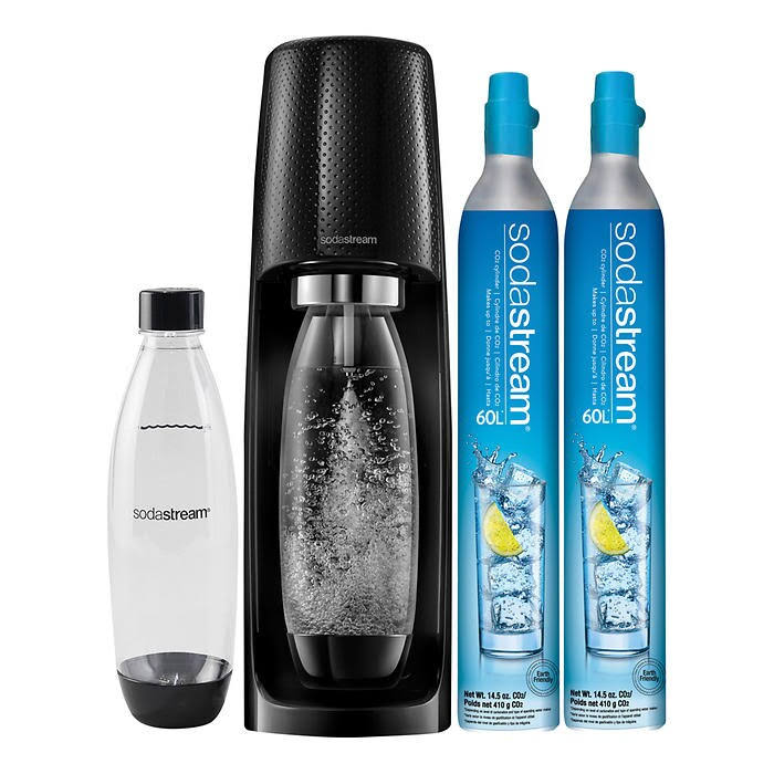 Black Sparkling Water Maker Bundle U401