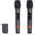 Black Wireless Two Microphone System with Dual-Channel Receiver Z643