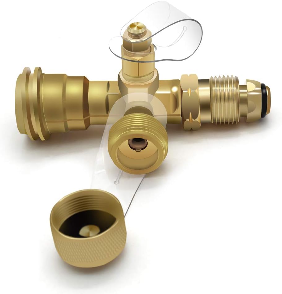 4 Port Propane Tee Adapter Converter L91778