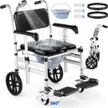 Foldable Aluminum Shower Chair with Wheels C964849