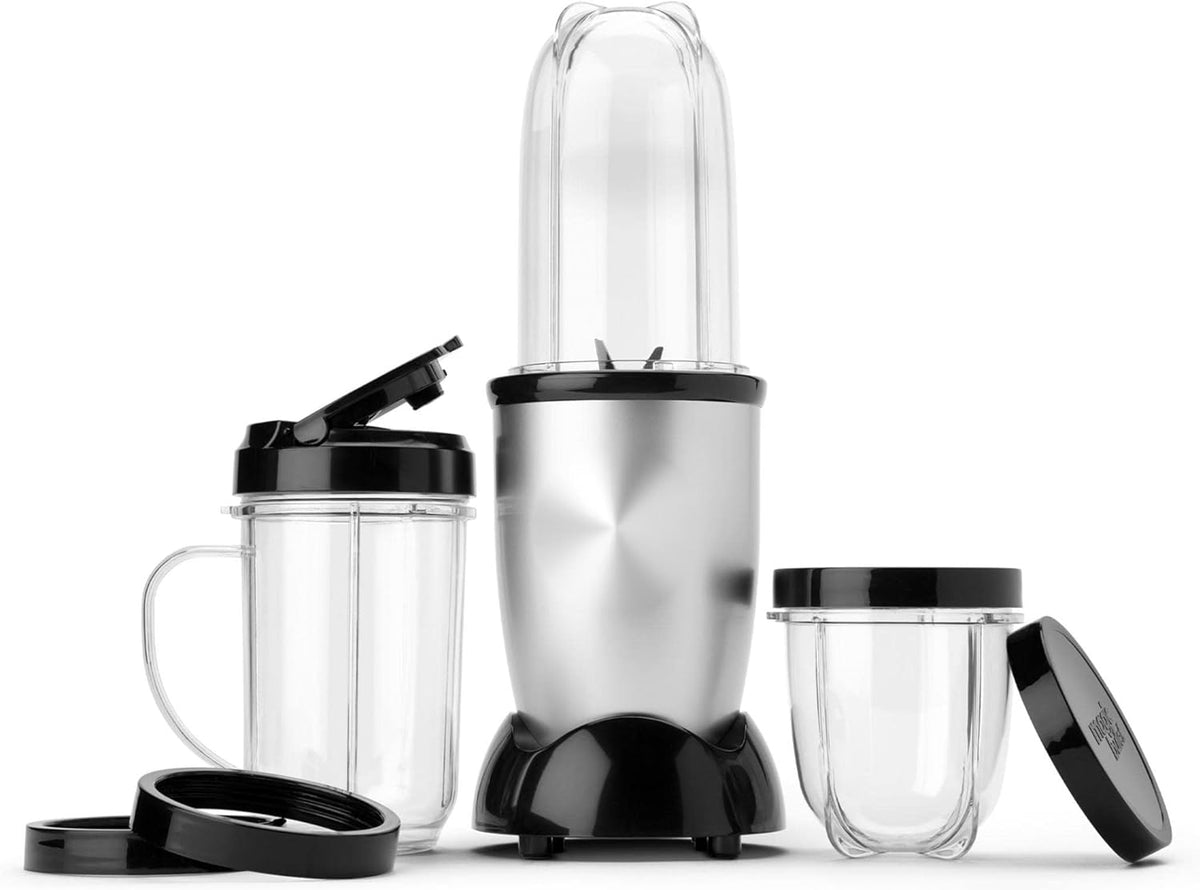 11 Piece Personal Blender Silver Black L374