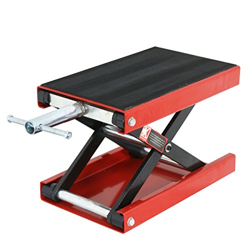 1100 LB Wide Deck Motorcycle Scissor Lift Jack Stand K270206