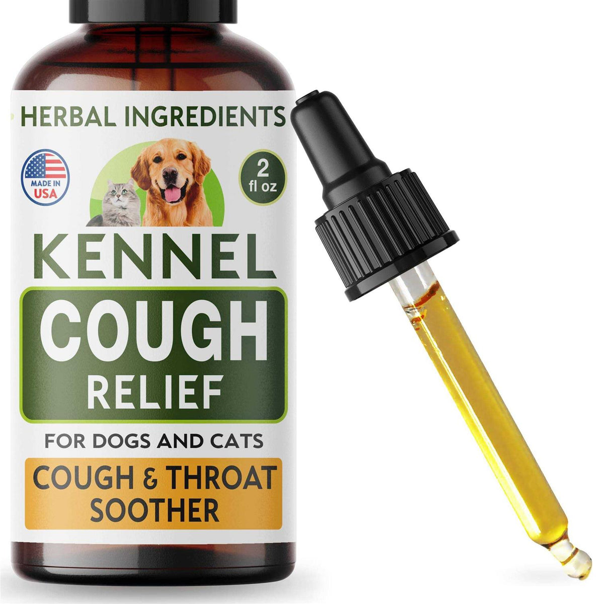 Kennel Cough Herbal Drops for Dogs & Cats Z561
