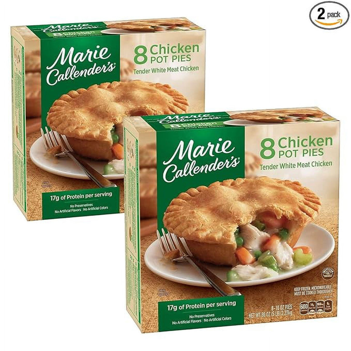 Two Boxes of 8 Chicken Pot Pies Q6741