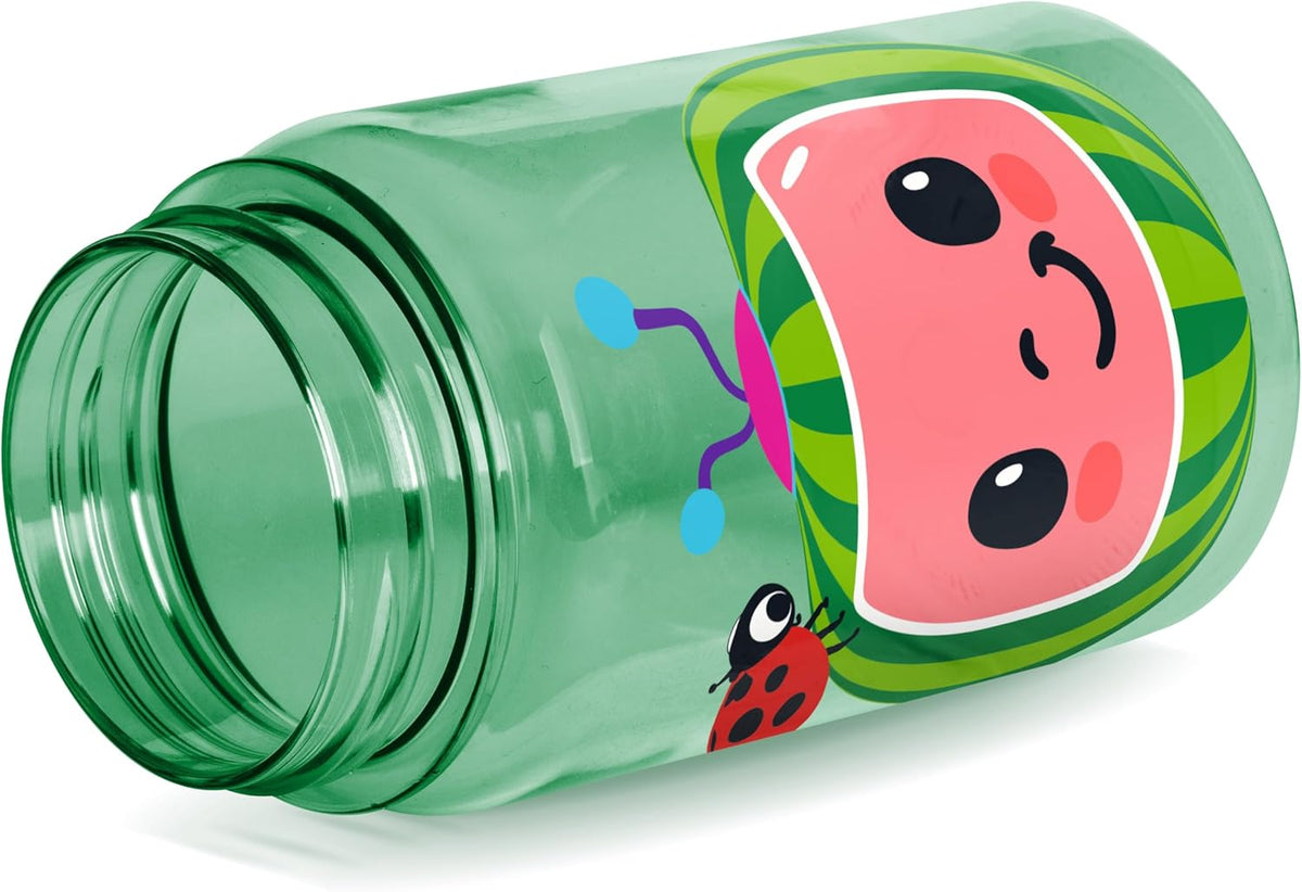 Kids Water Bottle Plastic BPA-Free Tritan Cup with Leak Proof Straw Lid 12oz B27026