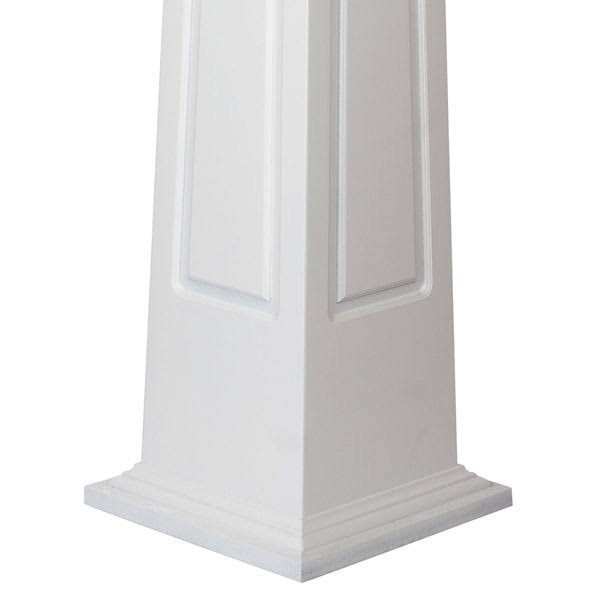 72x22 H x 11.63x22 W Square Tapered Raised Panel Post E1406