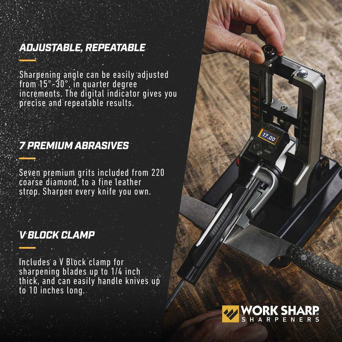 Professional Precision Adjust Knife Sharpener T76798