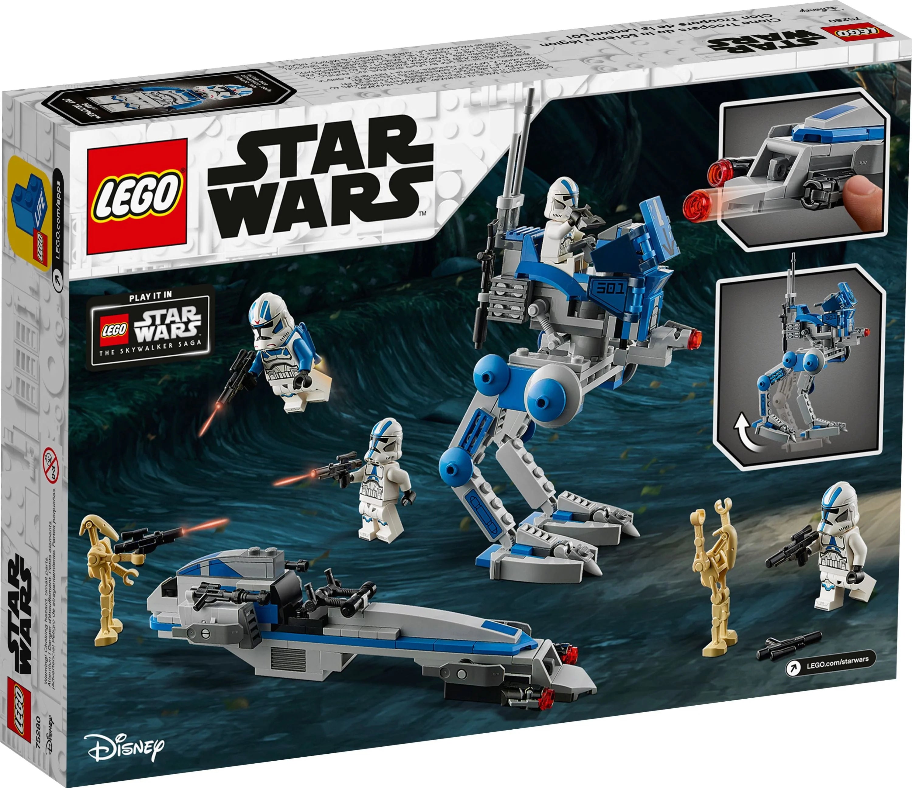 501st Legion Clone Troopers Building Toy (285 Pieces) L271492