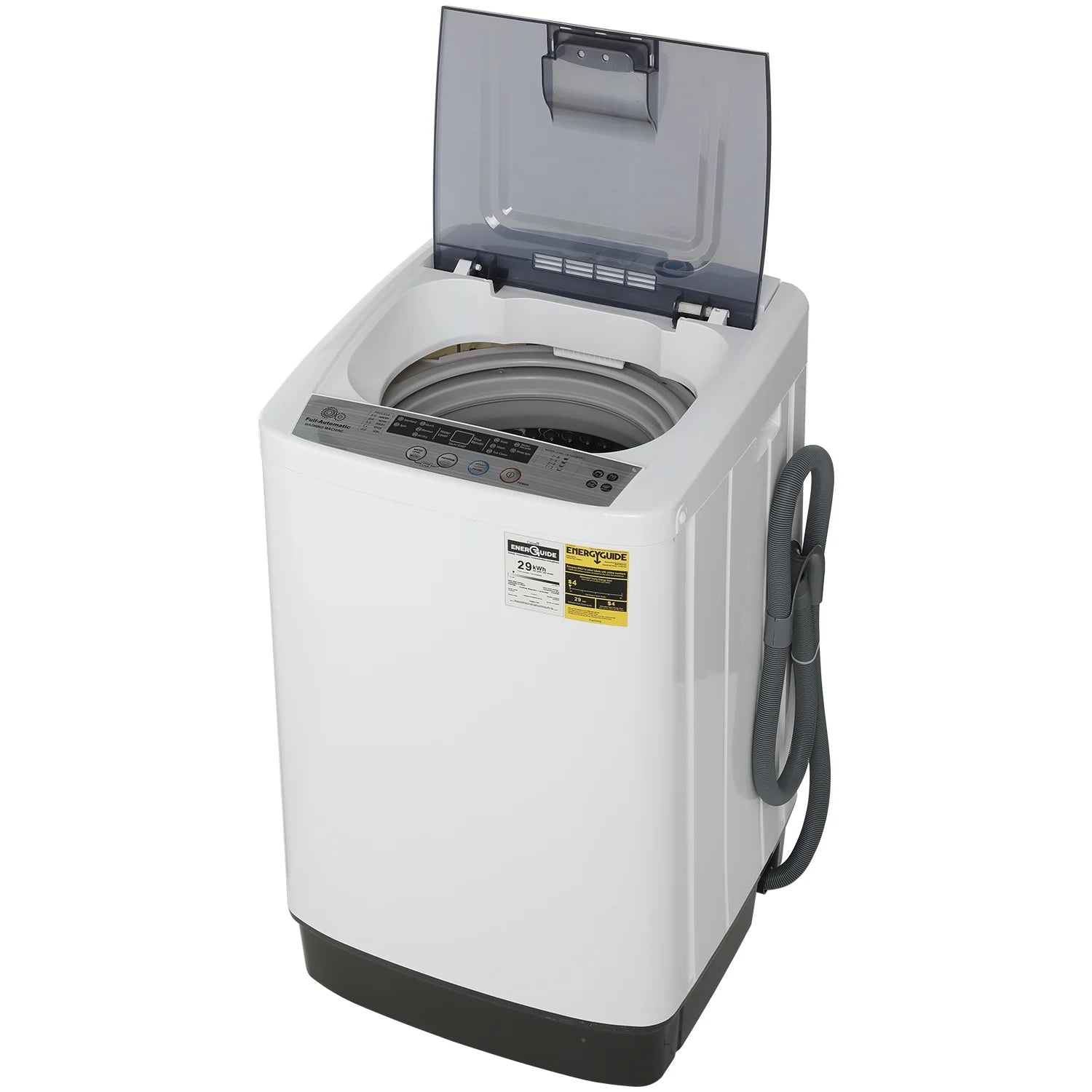 17.8 lb. Capacity Portable Washer and Dryer Combo with Clear Lid R329694