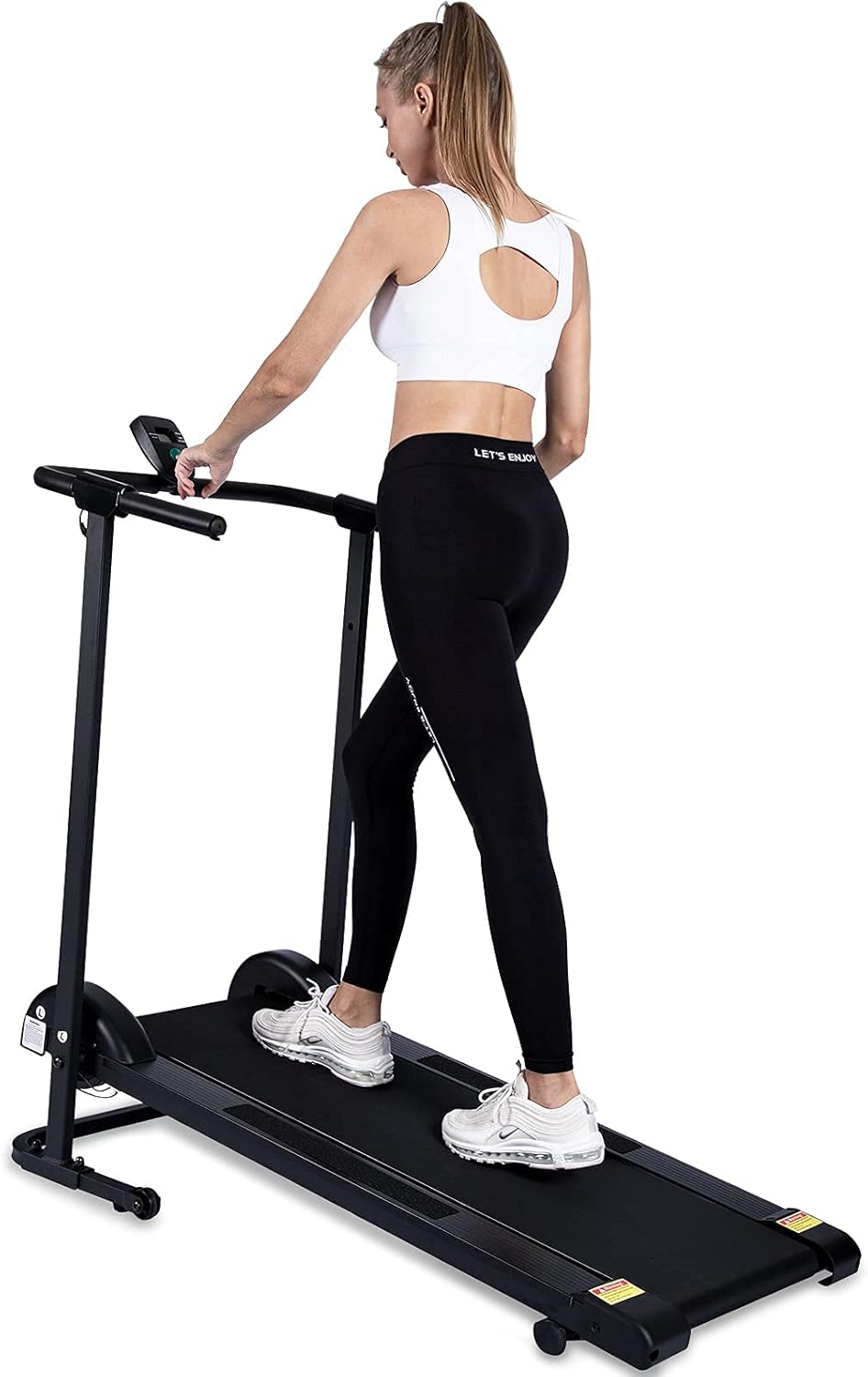 Manual Treadmill Non Electric with 10° Incline Small Foldable A91321