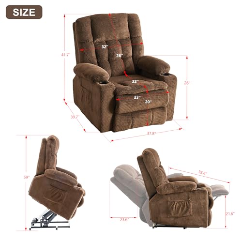 Power Lift Recliner Chair with Massage and Heating X775