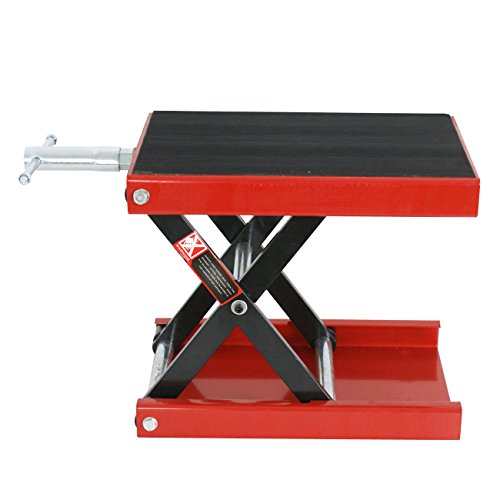 1100 LB Wide Deck Motorcycle Scissor Lift Jack Stand K270206
