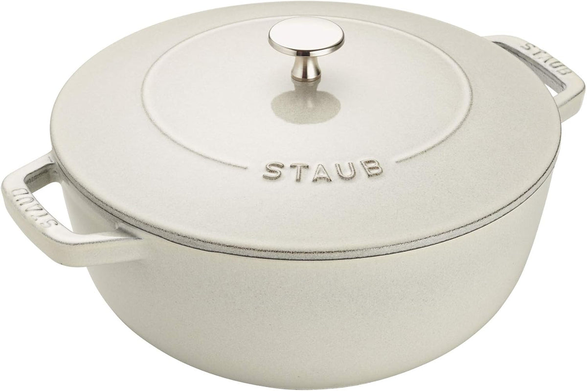 Cast Iron 3.75-qt French Oven - White Truffle E3263