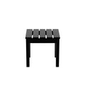 Black 18" HDPE Outdoor Side Table V529604