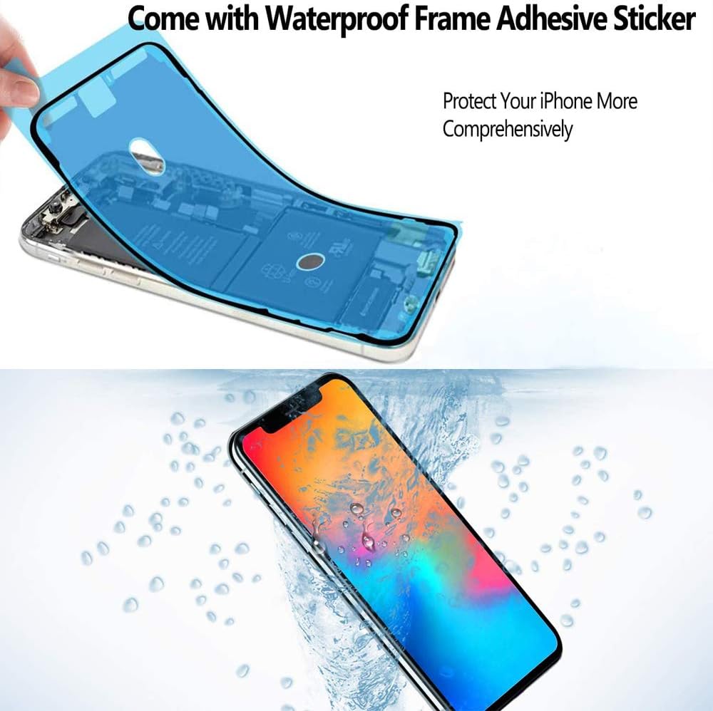 iPhone 11 LCD Display 3D Touch Digitizer Assembly 6.1 inch with Repair Tools and Screen Protector Q2684