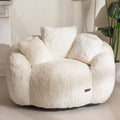 Beige Floral Shaped Bean Bag Sofa C5655