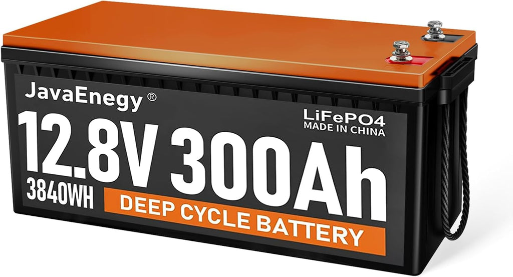 12V 300Ah LiFePO4 Lithium Battery with 200A BMS T125