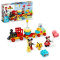 Mickey & Minnie Mouse Birthday Train Building Toy with Number Bricks, Cake and Balloons, for Ages 2+ X527