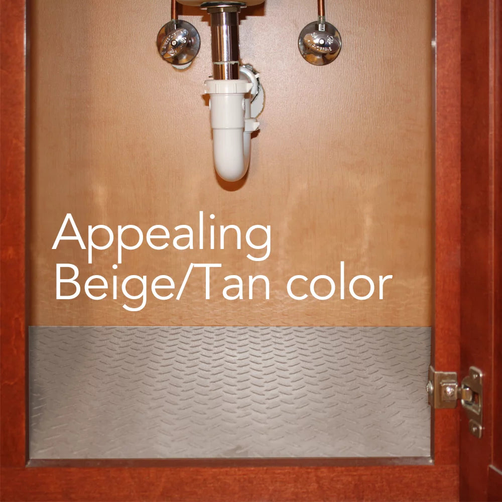Beige/Tan Under Sink Mat S8649